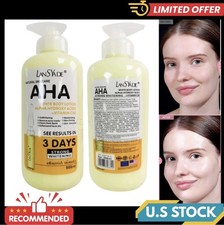 New Whitening Body Cream Hydroxy Acids Vitamin C E Moisturize Lightening 500ml