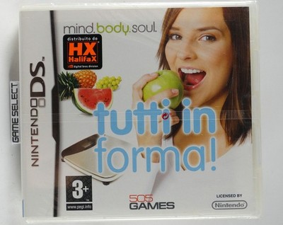 ALL IN SHAPE MIND BODY SOUL NINTENDO DS PAL ITALIAN ORIGINAL NEW SEALED