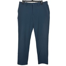 Quince Ultra-Stretch 24/7 Smart Chino Mens 32x28 Athletic Tapered Ocean Blue