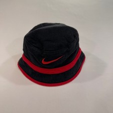 Nike Reversible Bucket Hat Baby Red Black Just Do It Swoosh Sporty