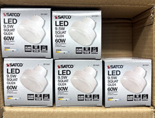 5- Satco S11541 Squat LED Bulb 120V 9.5W Replaces Spiral 60W GU24 4000K Cool Whi