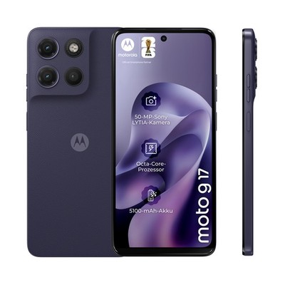 Motorola Moto G17 128GB Lila Android Smartphone 4G/LTE 6,72'' 50MP 4GB RAM IP64