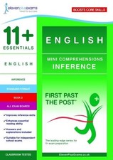 Image of 11+ Essentials English Mini Comprehensions: Inference Book 2 Paperback Book