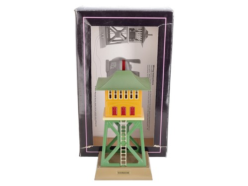 Torre de señal de hojalata MTH 10-4026 Ives 1867 (naranja/verde) nueva en caja | Zustand: New