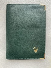 Original Rolex Brieftasche Leder Grün 145x10...