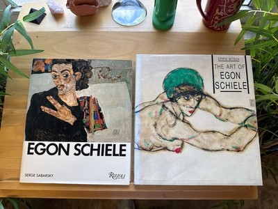 Egon Schiele Set of 2 Books Erwin Mitsch / Serge Sabarsky