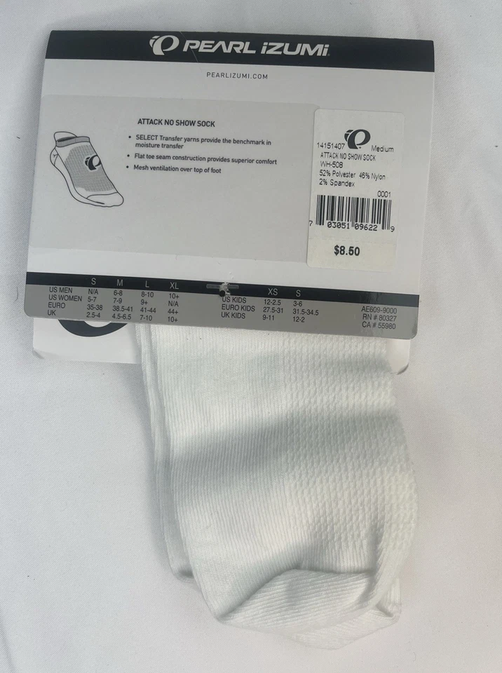 Calcetín Pearl Izumi Attack No Show Foto 2 de 2
