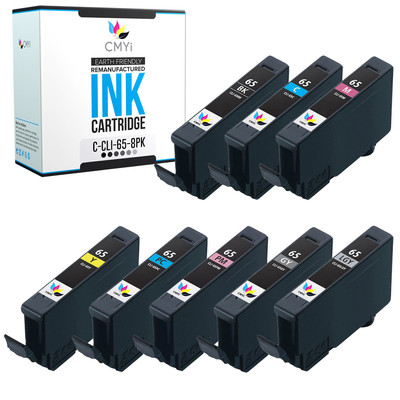 Compatible CLI-65 Ink Cartridges Lot for Canon 65 Fits PIXMA PRO-200