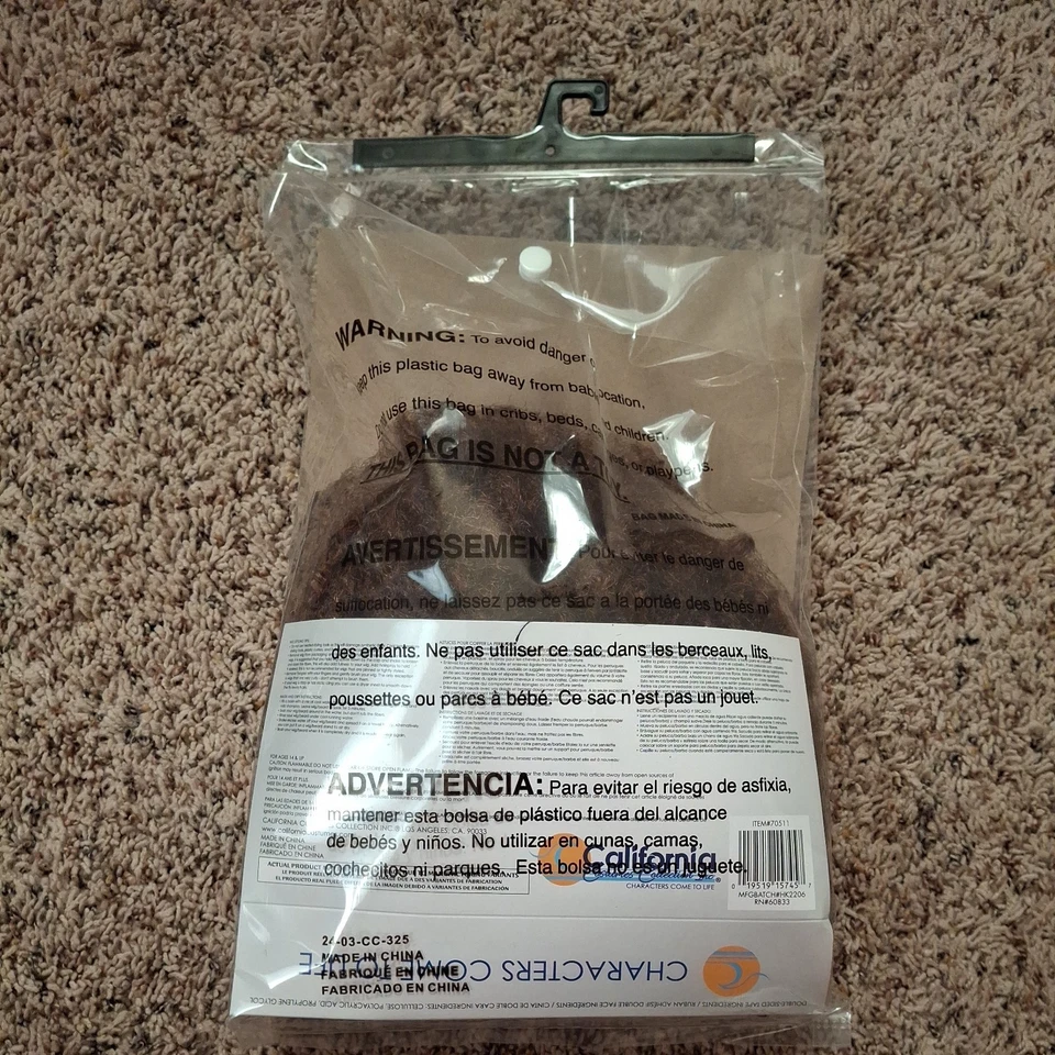 California Costumes Rocking Dude Wig Brown/Gray - Image 2 of 2