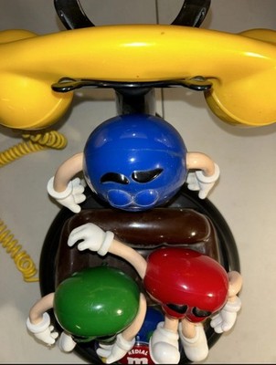 M&M's Animated Phone Working Landline Collectible MM Phone Vintage