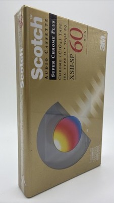 Scotch Super Chrome Plus XSII-SP 60 Kassette Audiokassette   NEU & OVP