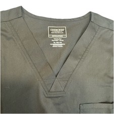 NWT Cherokee Revolution Workwear Scrub Top Mens XL Black Healthcare Nurse Doctor