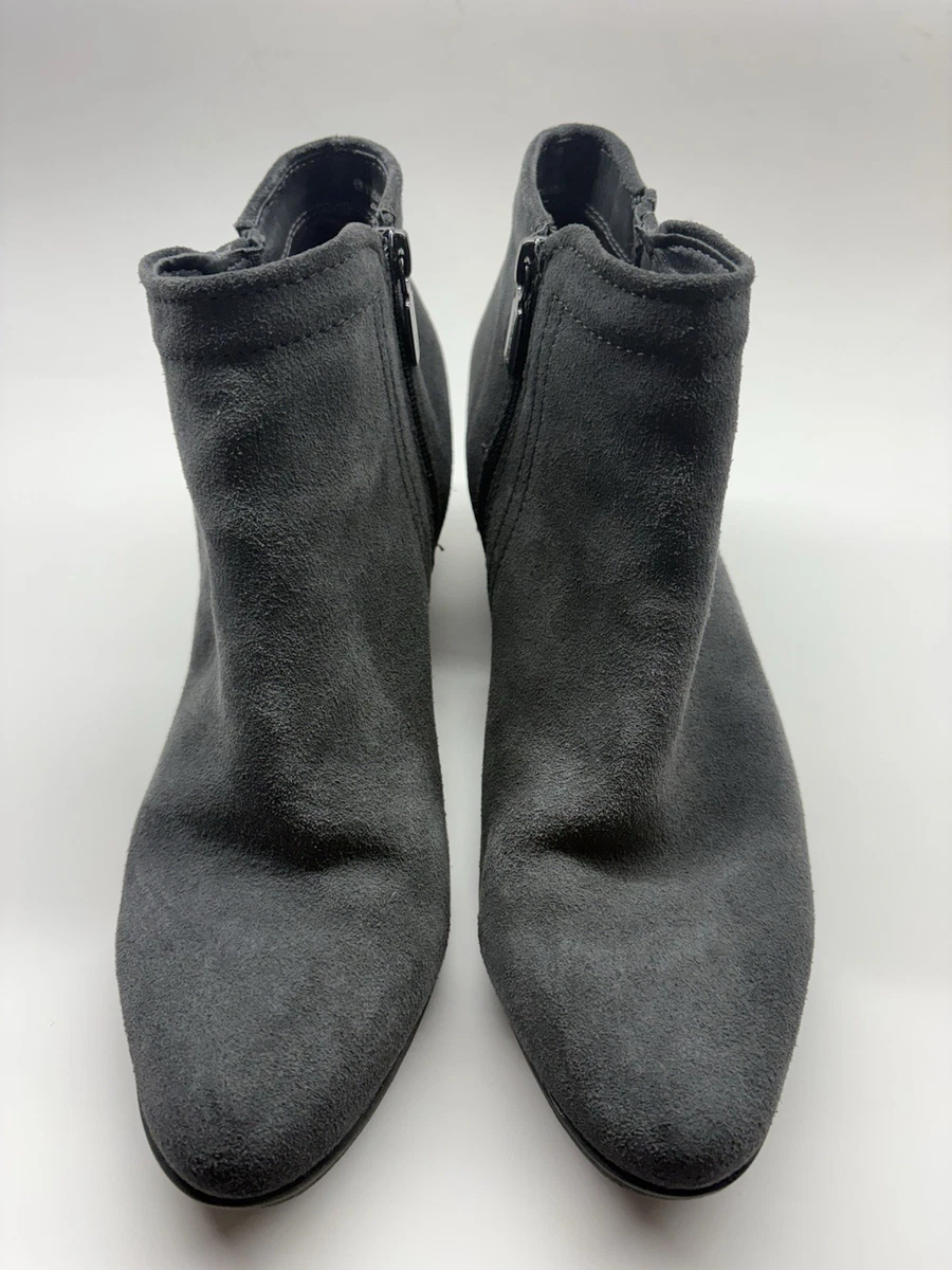 Bottines En Daim Gris Vic – Taille 38 (US Women) – Occasion – Modèle Titsnic