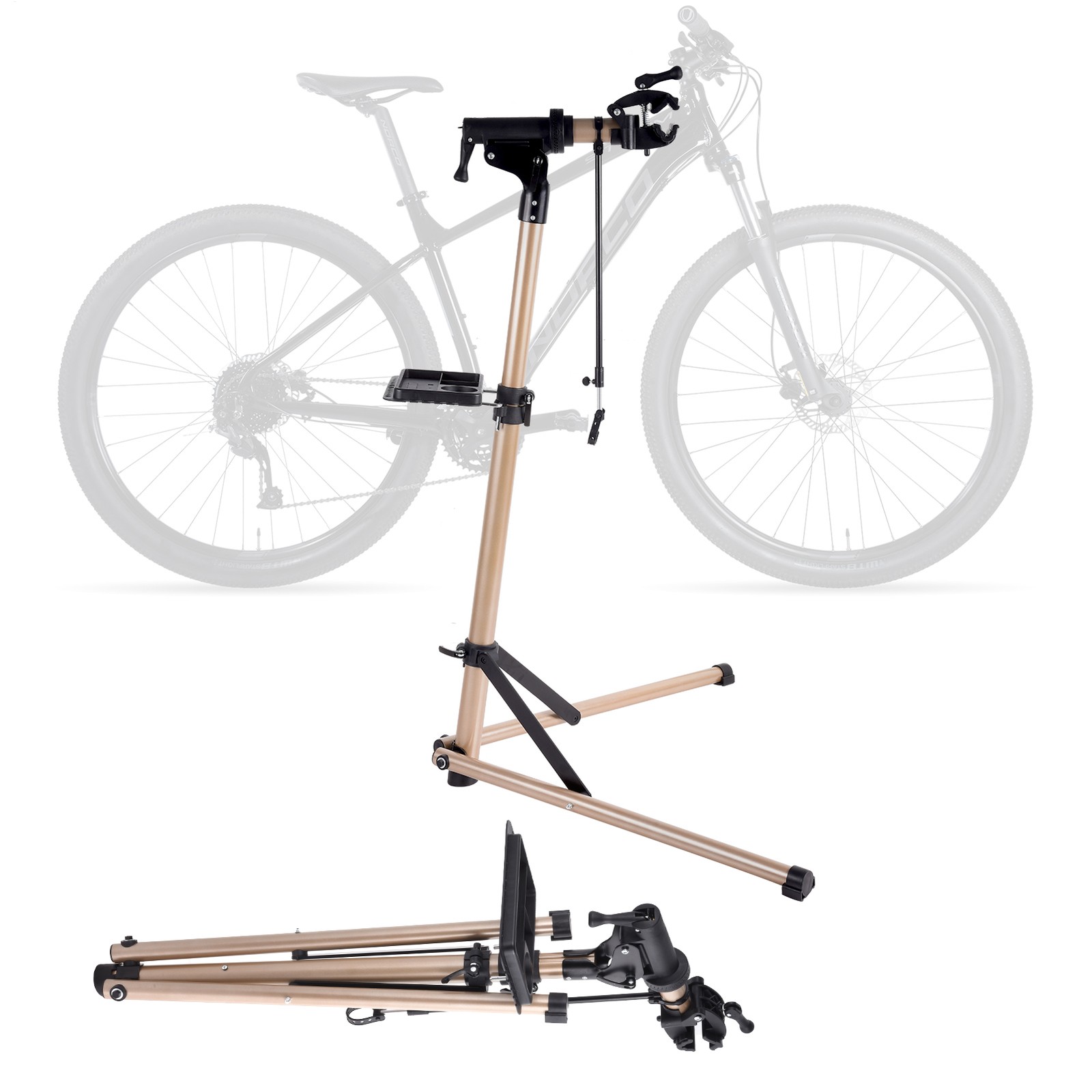Heavy Duty Bike Repair Stand 110LBS, Adjustable Maintenance 