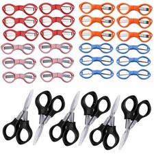 30 pieces Folding Travel Scissors Stainless Steel Portable foldable scissors ...