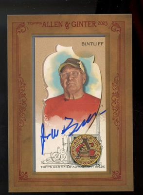 #ad 2023 TOPPS ALLEN AND GINTER JIM BINTLIFF AUTO #MA JB $5.40