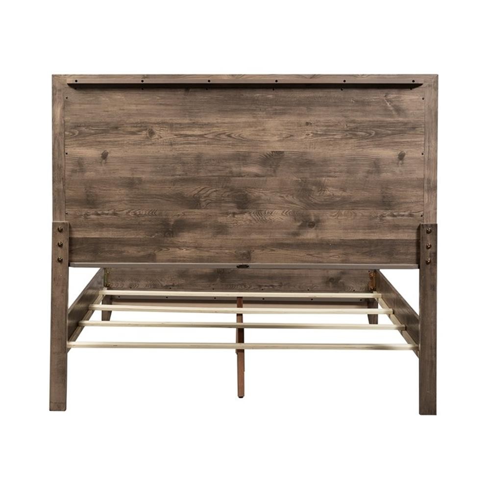 Ridgecrest Light Brown Queen Panel Bed