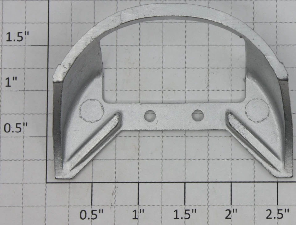 Avental Lionel 2333-59 Santa Fe prata frente fundido - Imagem 2 de 2