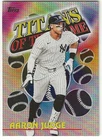 2026 Topps AARON JUDGE Insert TITANS OF THE GAME Card YANKEES