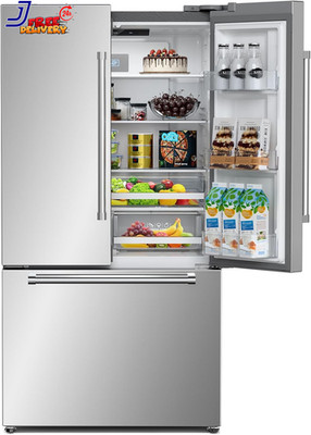 2 French Door Refrigerator, Auto Ice & Water Filter VCM Stainless Multi-Air Fast