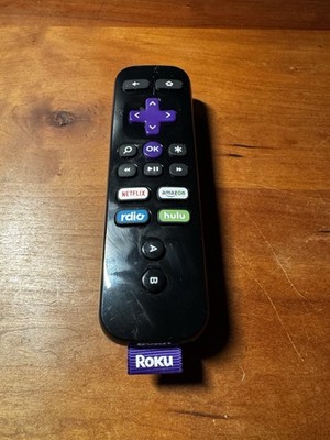 Hisense Black Wireless Handheld Universal Portable OEM Roku TV Remote Control