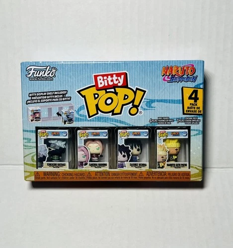 Funko Bitty Pop Naruto Set With Naruto(6th Path) *CHASE* Sasuke Sakura Kakashi