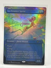 MTG Spellstutter Sprite BORDERLESS FOIL Secret Lair Drop 117 NM