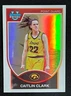 Caitlin Clark 2024 Bowman Chrome U Refractor Card #07B-22 - Print Defect