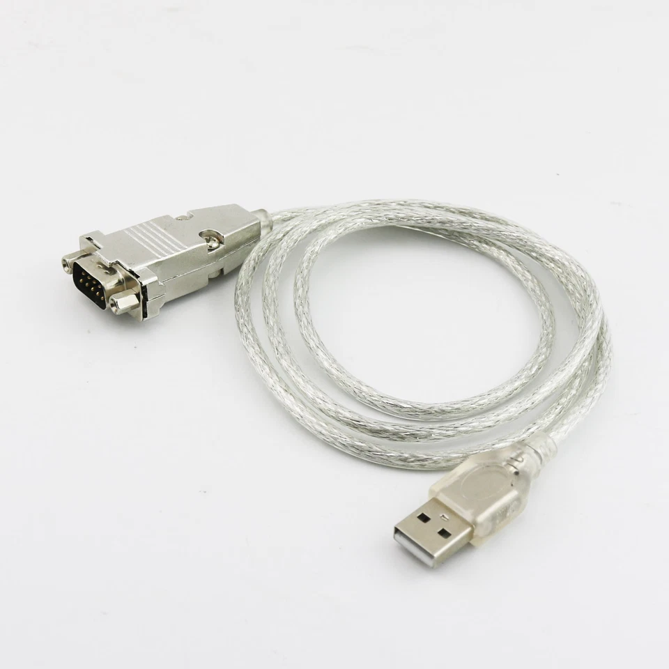 1x 3ft USB to RS232 DB9 9-pin Serial COM Port Cable Cord for Windows XP/7/8/10 - Image 2 of 4