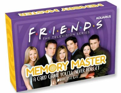 Friends Memory Master Card Game Aquarius 4 Players Age 6+ 30 Min Play, bin 210