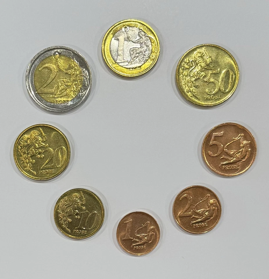 Rare pièce D’essai Vatican 2005 de collection. 5 Centimes à 2 Euros. - Photo 2/4