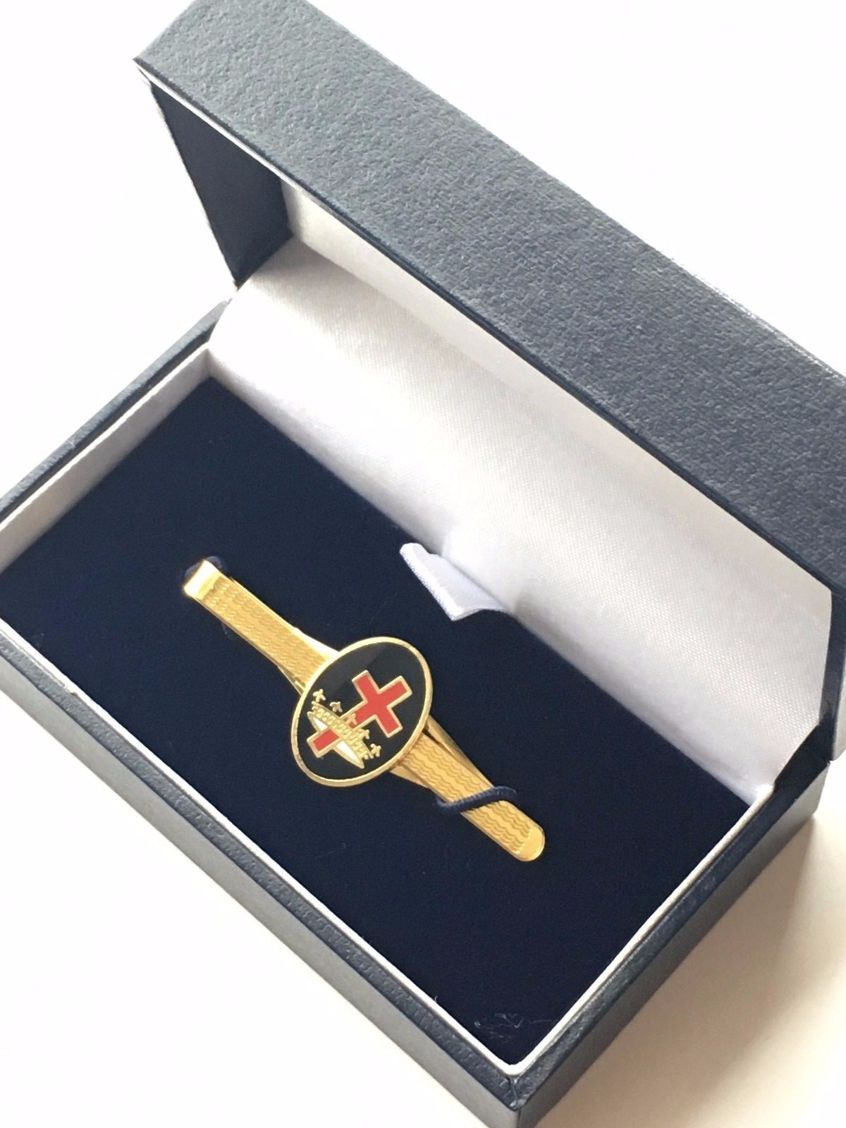 RARE EARLY 1900S 10 KT GOLD MASONIC KNIGHTS TEMPLAR CROSS & CROWN IN - Foto 6