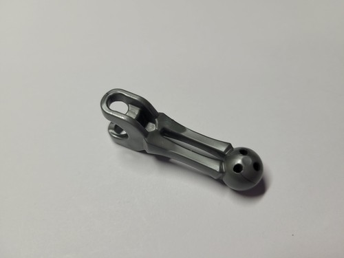 Lego 20474 Bionicle Arm/Leg Section Skeletal Silver Pack of 1 - Picture 2 of 2
