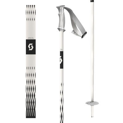 NEW SCOTT KOKO SKI POLES WHITE PEARL 42'', 44'', 46'' & 48''