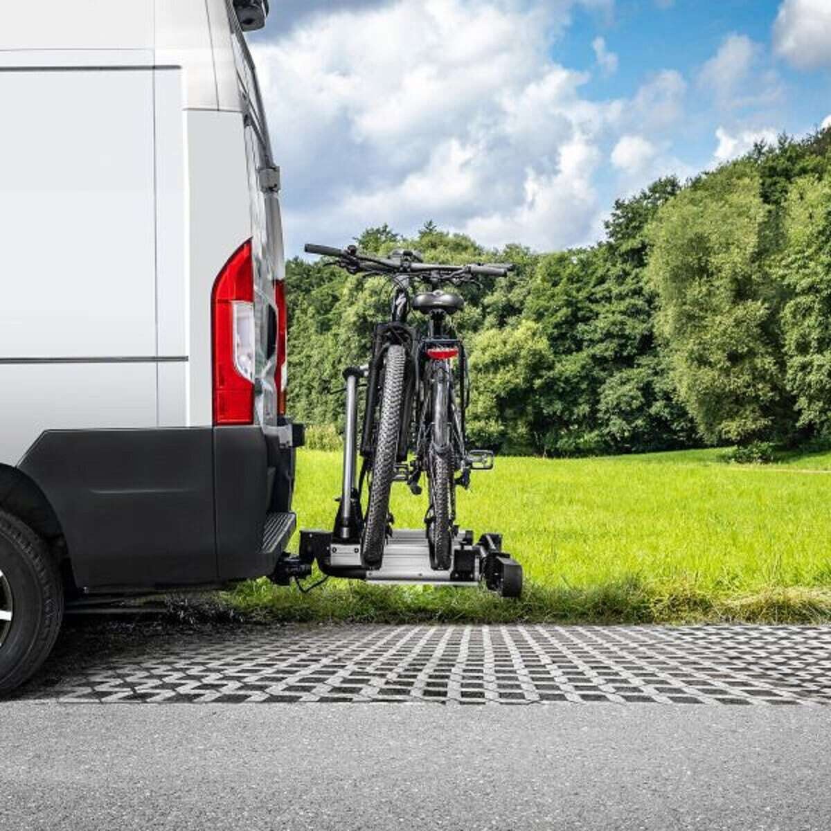 EUFAB SD260 Flügeltür Kupplungsträger, 60 Kg, silber/schwarz 