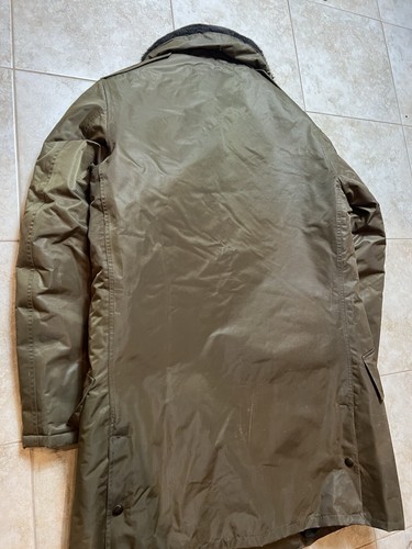 Vintage 60’s Blauer Mens 14L Nylolite Sherpa Collar Police Jacket Brown USA - Picture 12 of 14