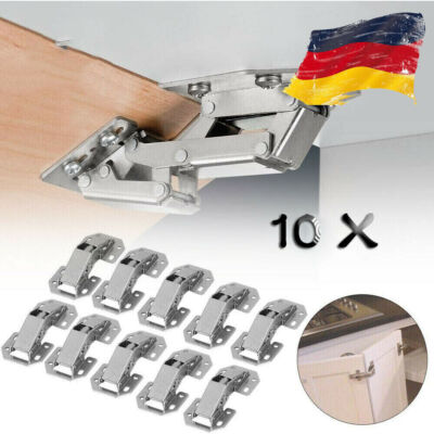 10x 3'' Hochklappscharnier Caravanscharnier Möbelscharnier 90° Klappenscharnier