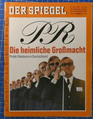 DER SPIEGEL Nr.28 8.7.1968 PR Die heimliche Grossmacht B-20700
