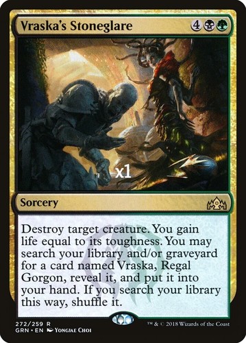 MTG Guilds of Ravnica GRN Vraska's Stoneglare MINT