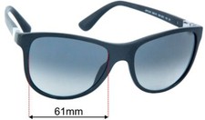 SFx Replacement Sunglass Lenses fits Prada SPR20S  PR20SS - 56mm Wide