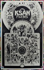 KSAN FM95 Norman Orr San Francisco CA. 1971 Poster