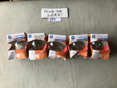 5 Ge 40 Watt Crystal Clear 120v Decorative G25 Vanity Globe Lights 43168908801 Ebay