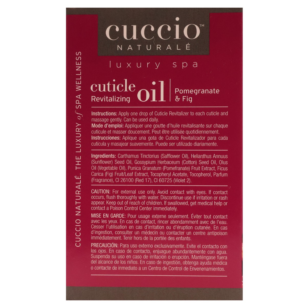 CUCCIO REVITALIZING CUTICLE OIL POMEGRANATE AND FIG