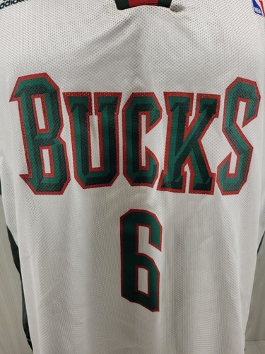 Andrew Bogut Milwaukee Bucks Men's XL Adidas NBA Jersey 6 - Picture 2 of 10