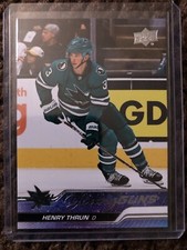 2023-24 Upper Deck Series 1 Young Guns Henry Thrun San Jose Sharks Card # 236