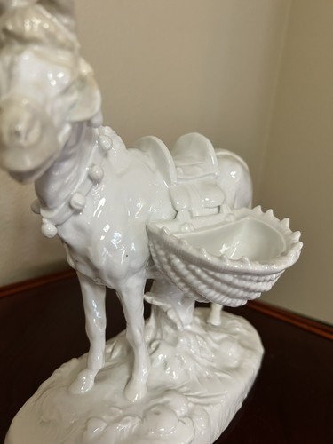 18th Century Meissen Marcolini White Porcelain Pack Mule Johann Kandler - Picture 3 of 12
