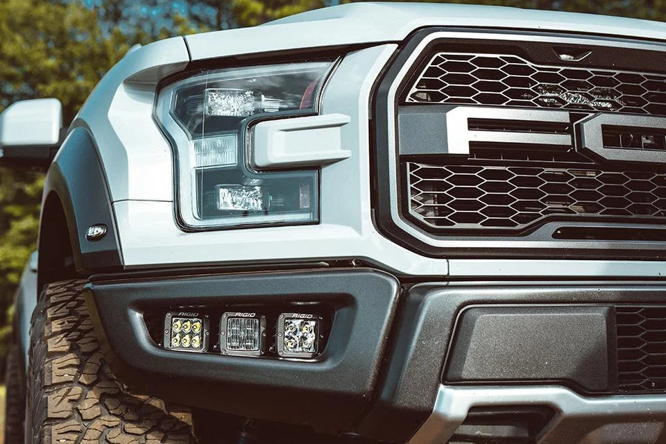 Kit de luces antiniebla LED RÍGIDAS 6 luces LED PRO serie D para Ford F150 Raptor 17-20 Foto 3 de 4