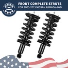 2Pc Front Struts Shocks w/ Coil Spring for Nissan Armada Titan Infiniti QX56 4WD