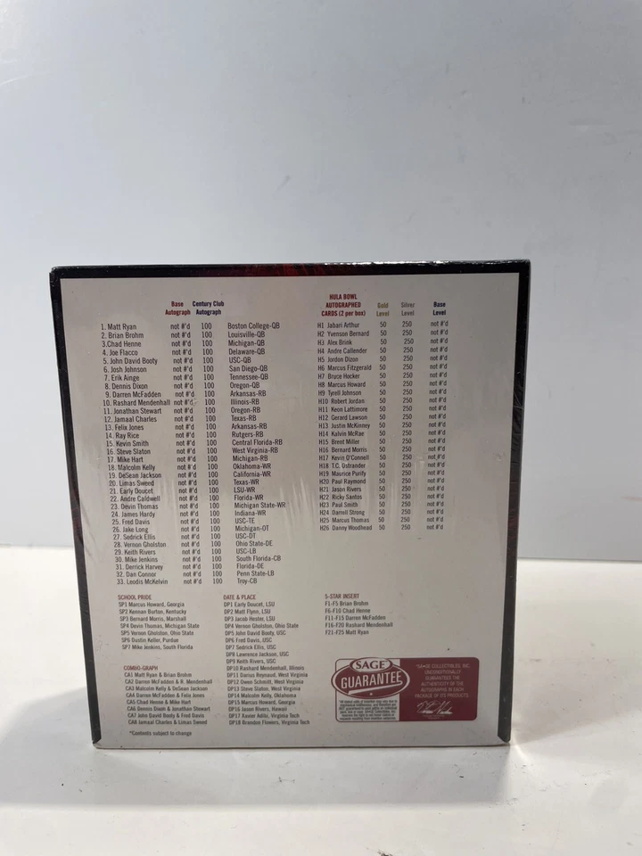 2008 Aspire Football Factory Sealed Unopened Hobby Box Trading Cards - Image 2 of 4