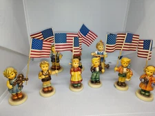Goebel Figurines: Flag Collection: (9 Figurines)